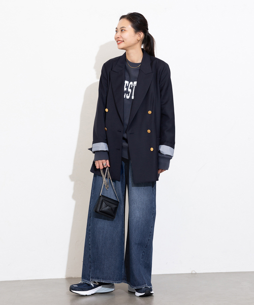 追加》2タックワイドデニムパンツ（デニムパンツ）｜JOURNAL STANDARD