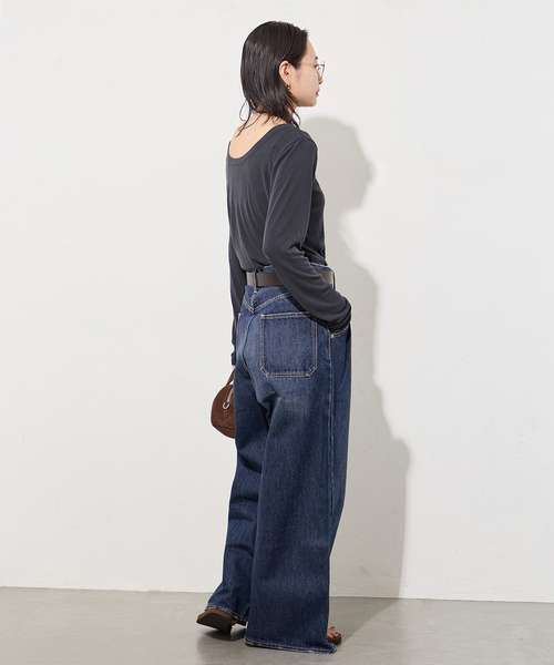 追加》2タックワイドデニムパンツ（デニムパンツ）｜JOURNAL STANDARD