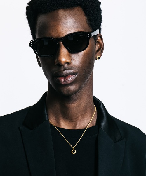 CRIMIE（クライミー）の「STONE SILVER NECKLACE 24KPD（ネックレス・メンズ・ブルー/ブラック・ONE SIZE）」の6枚目の写真