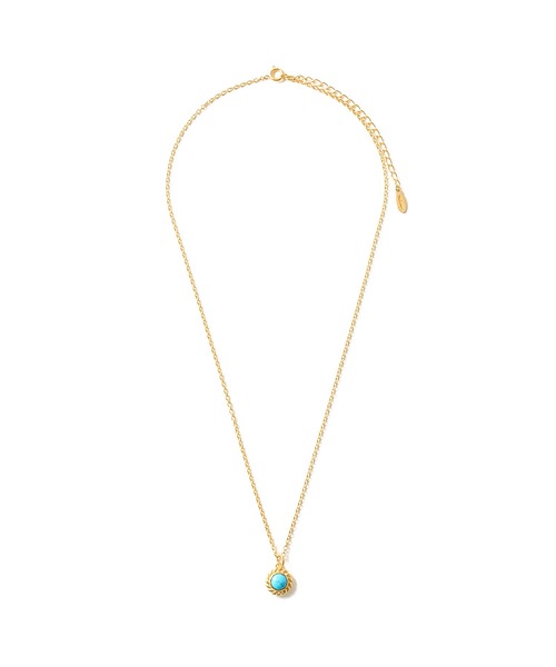 CRIMIE（クライミー）の「STONE SILVER NECKLACE 24KPD（ネックレス・メンズ・ブルー/ブラック・ONE SIZE）」の10枚目の写真