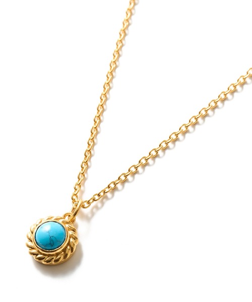 CRIMIE（クライミー）の「STONE SILVER NECKLACE 24KPD（ネックレス・メンズ・ブルー/ブラック・ONE SIZE）」の11枚目の写真