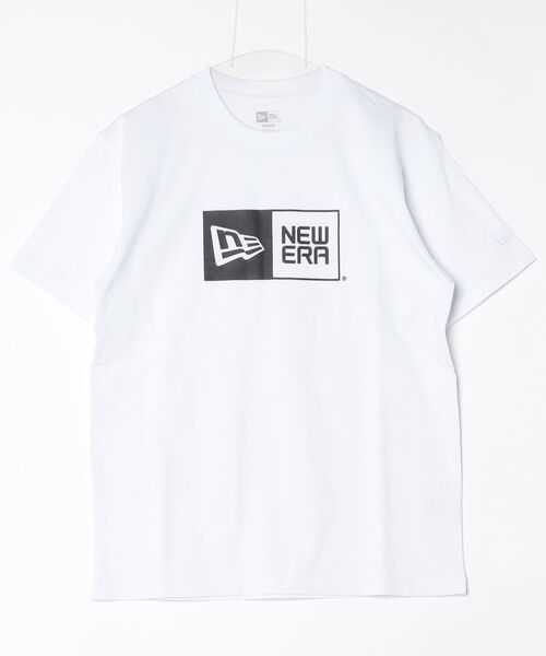 NEW ERA(ニューエラ)の「【NEW ERA】 S/S Cotton Tee SS CT TEE BOX LOGO WHI 261(Tシャツ/カットソー・メンズ・ホワイト・X-LARGE/LARGE/MEDIUM)」の4枚目の写真