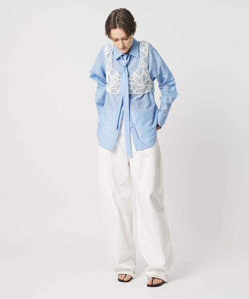 AEWEN MATOPH＞レースエンブロイダリービスチェ（その他トップス