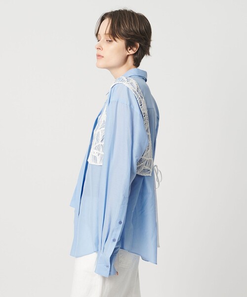 AEWEN MATOPH(イウエン マトフ)の「<AEWEN MATOPH>レースエンブロイダリービスチェ(その他トップス・レディース・ブラック/ホワイト・FREE)」の6枚目の写真