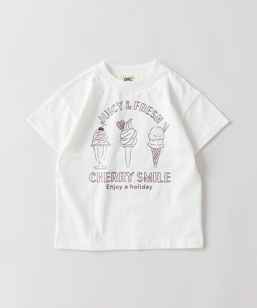 DRC branshes(ディーアールシーブランシェス)の「【DRC/WEB限定】ガールズアソートグラフィック半袖Tシャツ(Tシャツ/カットソー・キッズ・イエロー/ラベンダー/その他1/その他2/ピンク/グリーン/ブラック/サックスブルー/ブルーグレー/アイボリー/チャコールグレー/オフホワイト・140/110/160/130/100/120/150)」の11枚目の写真
