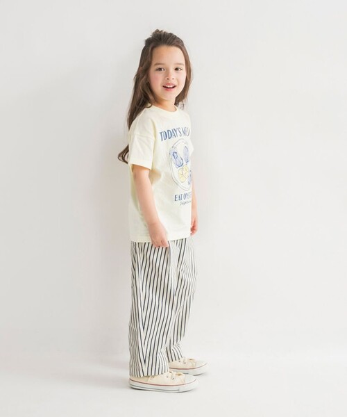 DRC branshes(ディーアールシーブランシェス)の「【DRC/WEB限定】ガールズアソートグラフィック半袖Tシャツ(Tシャツ/カットソー・キッズ・イエロー/ラベンダー/その他1/その他2/ピンク/グリーン/ブラック/サックスブルー/ブルーグレー/アイボリー/チャコールグレー/オフホワイト・140/110/160/130/100/120/150)」の19枚目の写真