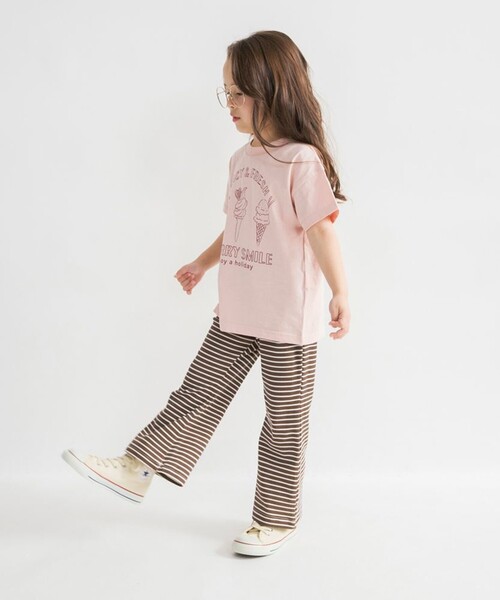 DRC branshes(ディーアールシーブランシェス)の「【DRC/WEB限定】ガールズアソートグラフィック半袖Tシャツ(Tシャツ/カットソー・キッズ・イエロー/ラベンダー/その他1/その他2/ピンク/グリーン/ブラック/サックスブルー/ブルーグレー/アイボリー/チャコールグレー/オフホワイト・140/110/160/130/100/120/150)」の18枚目の写真