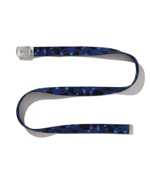 A BATHING APE（アベイシングエイプ）の「COLOR CAMO STA GI BELT（ベルト・メンズ・レッド/ネイビー/パープル・FREE）」の4枚目の写真