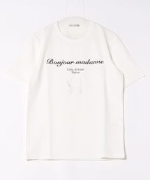 HIGH STREET（ハイストリート）の「HIGH STREET∴HロゴエンブロイダリーTシャツ（Tシャツ/カットソー）」