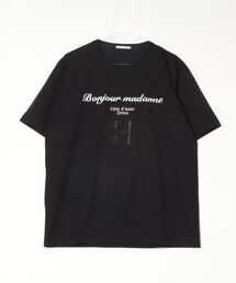 HIGH STREET（ハイストリート）の「HIGH STREET∴HロゴエンブロイダリーTシャツ（Tシャツ/カットソー）」