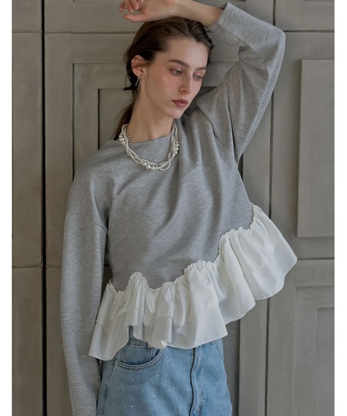 2026S/S COLLECTION][MEISM by Re:EDIT]ダンボールスウェットウェーブ