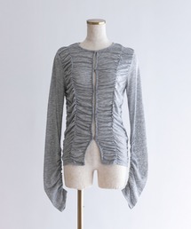EN NEUME（エンノイム）の「Shirring Cut Cardigan（カーディガン/ボレロ）」
