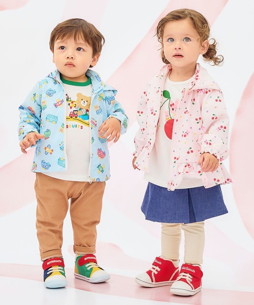 HOT BISCUITS(ホットビスケッツ)の「キャビット×さくらんぼ 半袖Tシャツ(Tシャツ/カットソー・キッズ・ホワイト・120cm/110cm/100cm/90cm/80cm)」の5枚目の写真