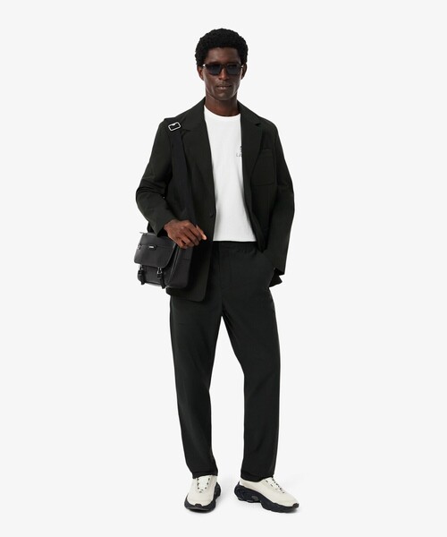 LACOSTE(ラコステ)の「オシアン レザーフラップ ショルダーバッグ(ショルダーバッグ・メンズ・グレー/ブラック・FREE)」の16枚目の写真