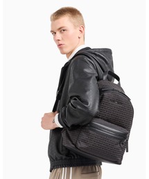 EMPORIO ARMANI | 【エンポリオ アルマーニ】バックパック ジャカード オールオーバーレタリング(バックパック/リュック)