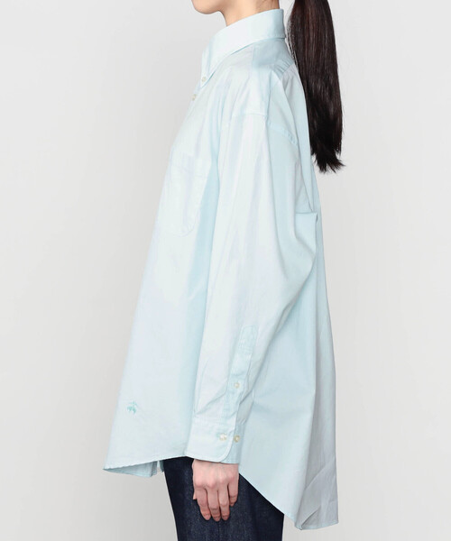 Bshop(ビショップ)の「Brooks Brothers |〈別注〉ピンポイントオックスフォード ポロカラーボタンダウンシャツ WOMEN(シャツ/ブラウス・レディース・ライトブルー・M/S)」の11枚目の写真