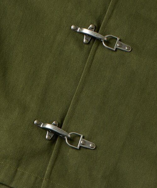 WHO'S WHO gallery（フーズフーギャラリー）の「【UNISEX】Sourcreamファイヤーマンシャツブルゾン（ブルゾン・レディース・ブラック/ライトグレー/カーキ・FREE）」の19枚目の写真