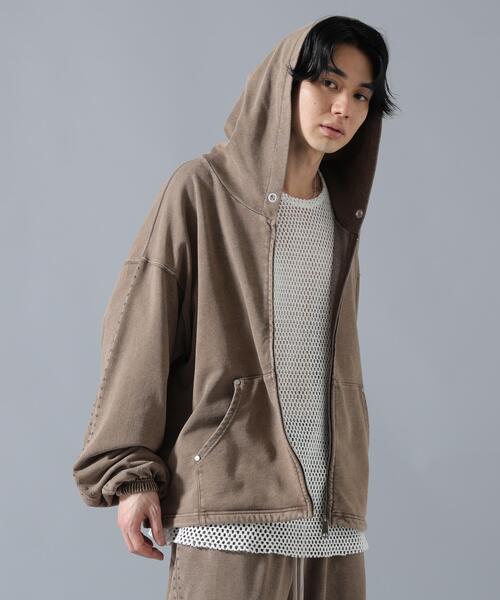 DANKE SCHON(ダンケシェーン)の「【WEB&DEPOT限定】DankeSchon/ダンケシェーン/STUDS SWEAT ZIP HOODIE(パーカー・メンズ・ブラック/ブラウン・S/L/M)」の18枚目の写真