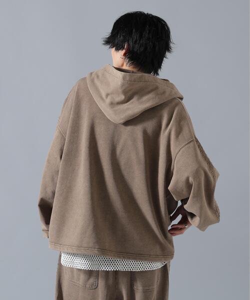 DANKE SCHON(ダンケシェーン)の「【WEB&DEPOT限定】DankeSchon/ダンケシェーン/STUDS SWEAT ZIP HOODIE(パーカー・メンズ・ブラック/ブラウン・S/L/M)」の20枚目の写真
