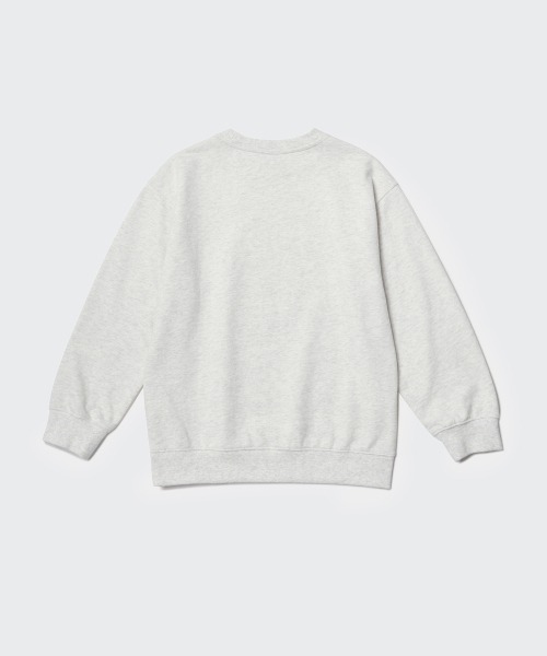 MUSINSA STANDARD KIDS（ムシンサスタンダードキッズ）の「オーバーサイズスウェットシャツ [オートミール]（スウェット・レディース・その他・100/140/110/120/130/150/160）」の3枚目の写真