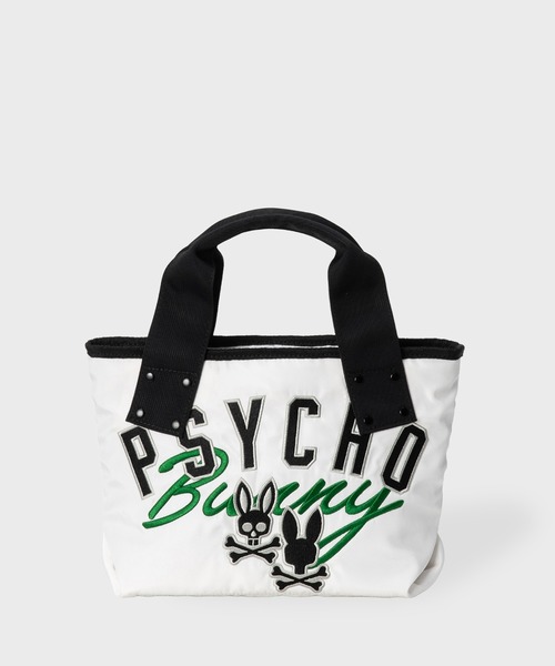 Psycho Bunny（サイコバニー）の「[GOLF]ラウンドバッグ グラフィック（トートバッグ・メンズ・ブラック/オリーブ/ホワイト・FREE）」の7枚目の写真