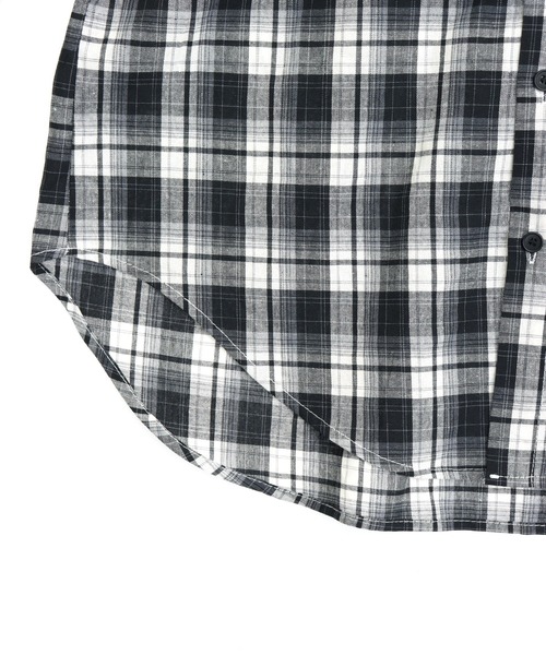 ANAP（アナップ）の「タンクドッキングチェックシャツミニワンピース（ワンピース・レディース・ブラック/ライトブルー・F）」の14枚目の写真