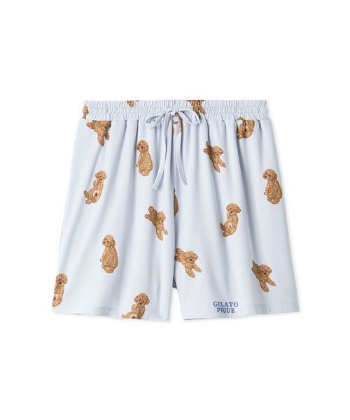 ドッグ柄ショートパンツ（ルームウェア/パジャマ）｜gelato pique