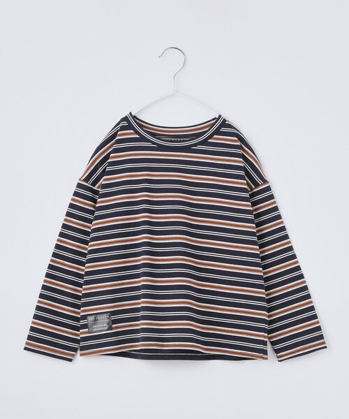 セール】【110-160】マルチボーダーロンT（Tシャツ/カットソー）｜THE
