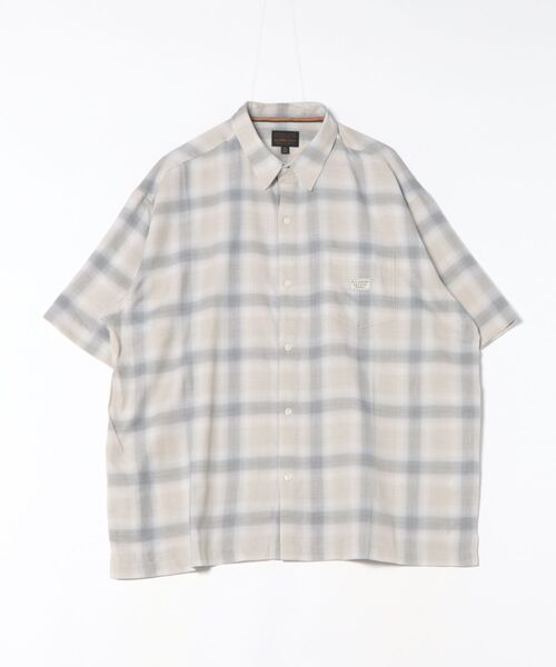 BILLABONG（ビラボン）の「BILLABONG メンズ GARAGE SHIRTS 半袖シャツ 【2026年春夏モデル】（シャツ/ブラウス・メンズ・ブルー/グレー・MEDIUM/LARGE）」の2枚目の写真