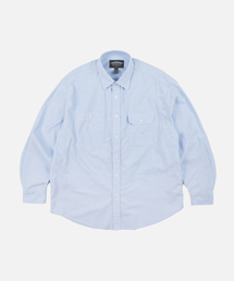 1920S OXFORD WORK SHIRT _ BLUE