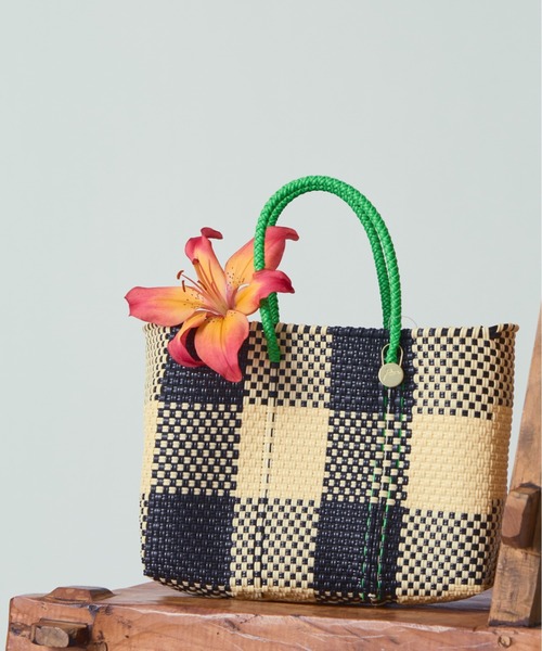 Letra（レトラ）の「[Letra/レトラ] メルカド バッグ(ダブルエキストラスモール)（トートバッグ・レディース・クリーム/ブラック/レッド・XXS）」の2枚目の写真