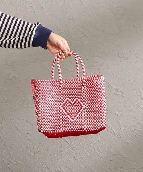 Letra（レトラ）の「[Letra/レトラ] メルカド バッグ(ダブルエキストラスモール)（トートバッグ・レディース・クリーム/ブラック/レッド・XXS）」の18枚目の写真