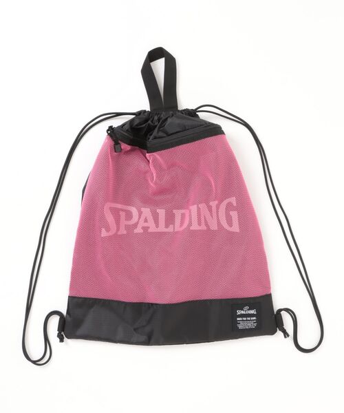 SPALDING(スポルディング)の「【SPALDING/スポルディング】デイリー ナップサック(バックパック/リュック・メンズ・ライム/ブラック/ピンク・FREE)」の12枚目の写真