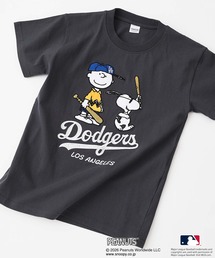 JEANS MATE（ジーンズメイト）の「【PEANUTS×MLB】オリジナルデザイン KIDS Ｔシャツ  刺繍 130cm～160cm ユニセックス（Tシャツ/カットソー）」