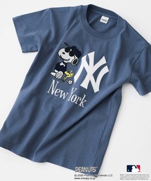 JEANS MATE（ジーンズメイト）の「【PEANUTS×MLB】オリジナルデザイン KIDS Ｔシャツ  刺繍 130cm～160cm ユニセックス（Tシャツ/カットソー）」