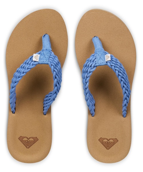 ROXY(ロキシー)の「ROXY ウィメンズ PORTO PLATFORM ビーチサンダル 【2026年春夏モデル】(サンダル・レディース・ブルー/カーキ・25cm/23cm/24cm)」の2枚目の写真