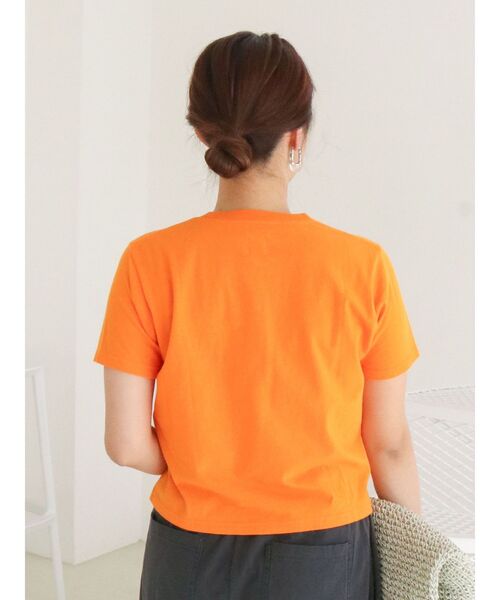 Ungrid（アングリッド）の「フォトプリントコンパクトTee（Tシャツ/カットソー・レディース・オレンジ/ブルー/オフホワイト/チャコールグレー・FREE）」の19枚目の写真