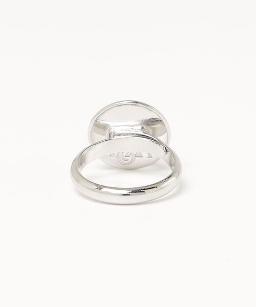 FUNALIVE（ファンアライブ）の「【ROOM.THE.ROOM】Cabochon circle ring リング（リング・レディース・シルバー・FREE）」の5枚目の写真