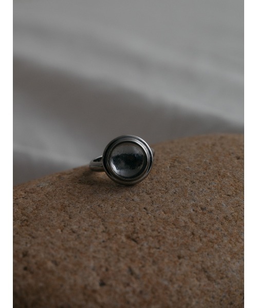 FUNALIVE（ファンアライブ）の「【ROOM.THE.ROOM】Cabochon circle ring リング（リング・レディース・シルバー・FREE）」の2枚目の写真