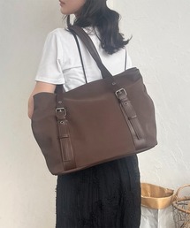 Rejoule（リジュール）の「A4サイズ対応 ベルトデザイントートバッグ（トートバッグ）」