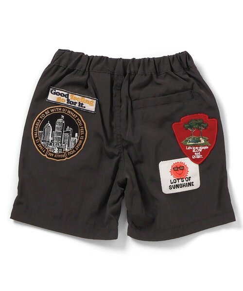 F.O.KIDS（エフオーキッズ）の「カスタムワッペンショーツ（その他パンツ・キッズ・レインボー/ブラック・80/90/100/110/120/130/140）」の3枚目の写真