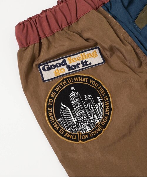 F.O.KIDS（エフオーキッズ）の「カスタムワッペンショーツ（その他パンツ・キッズ・レインボー/ブラック・80/90/100/110/120/130/140）」の9枚目の写真