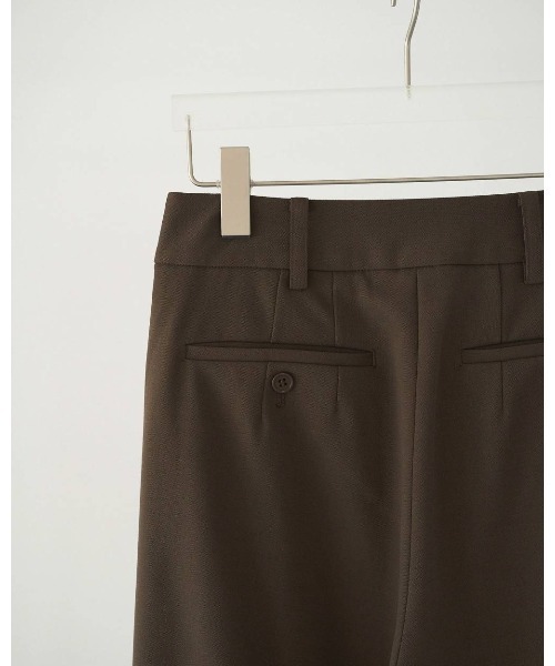 anuke(アンヌーク)の「anuke Doubletuck Wide Pasnts(その他パンツ・レディース・ベージュ/ブラウン・36/38)」の6枚目の写真