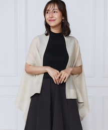 ef-de Black（エフデブラック）の「シアーアーガイル大判ニットショール（ストール/ショール）」