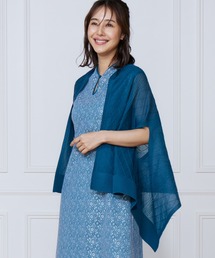 ef-de Black（エフデブラック）の「シアーアーガイル大判ニットショール（ストール/ショール）」