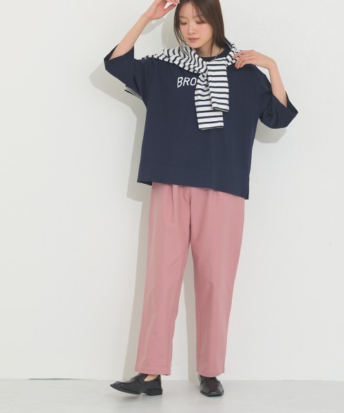 OMNES(オムネス)の「カラーチノウォッシュ加工イージーギャザーパンツ(その他パンツ・レディース・ピンク/カーキ/ブラック/アイボリー・MEDIUM/LARGE)」の21枚目の写真