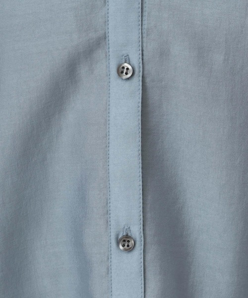 A part by（アパートバイ）の「シアークロップドシャツ（シャツ/ブラウス・レディース・ブルー系その他4/アイボリー/ネイビー・FREE）」の20枚目の写真