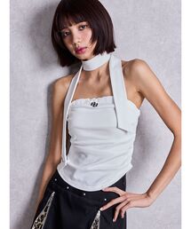 GYDA | GGプレートチョーカーベアTOPS(チューブトップ)