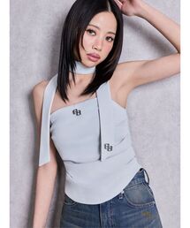 GYDA | GGプレートチョーカーベアトップス(チューブトップ)