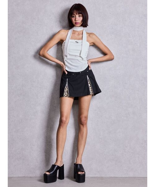 GYDA（ジェイダ）の「GGプレートチョーカーベアTOPS（チューブトップ・レディース・オフホワイト/ライトブルー/ブラック・FREE）」の16枚目の写真